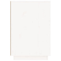 Berkfield Desk White 140X50X75 Cm Solid Wood Pine - thumbnail 7