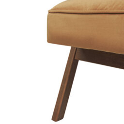 Beliani Retro Armchair Kisa Velvet Brown - thumbnail 7