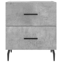 Berkfield Bedside Cabinets 2 Pcs Concrete Grey 40X35X47.5 Cm Engineered Wood - thumbnail 6