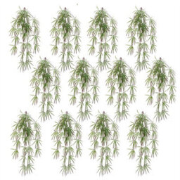 Leaf Pack Of 12 X 100Cm Artificial Hanging Acer Plant - thumbnail 1
