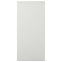 Vidaxl Sliding Door Cabinet Light Grey 90X40X90 Cm Steel - thumbnail 3