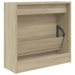Walplus Shoe Cabinet Sonoma Oak 60X21X57 Cm Engineered Wood - thumbnail 7