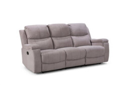 Light Grey  Chenille Fabric 3 + 2 Seater Manual Recliner Sofa Set For Living Room Visconti - thumbnail 3