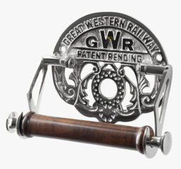 Gwr Toilet Roll Holder Wall Mounted Victorian Style Toilet Paper Holder For Bathroom - Silver - thumbnail 6