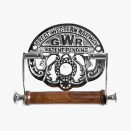 Gwr Toilet Roll Holder Wall Mounted Victorian Style Toilet Paper Holder For Bathroom - Silver - thumbnail 3
