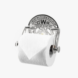 Gwr Toilet Roll Holder Wall Mounted Victorian Style Toilet Paper Holder For Bathroom - Silver