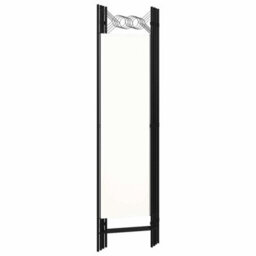 Berkfield Practical 4-Panel Room Divider Cream White 160X180 Cm - thumbnail 4