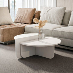 Decorotika Alves 2 Pieces Of Coffee Table Set White - thumbnail 3
