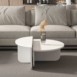 Decorotika Alves 2 Pieces Of Coffee Table Set White - thumbnail 4
