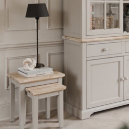 Statement Furniture Florence Nest Of 2 Side Tables/lamp Tables- Truffle - thumbnail 6