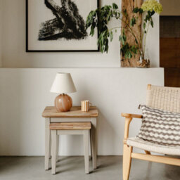 Statement Furniture Florence Nest Of 2 Side Tables/lamp Tables- Truffle - thumbnail 7