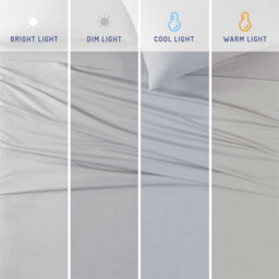 Ameha Silver Fitted Sheet 40Cm Extra Deep Pocket Bed Sheets Double 137X190Cm, Breathable & Anti Allergic Bedding Sheet - thumbnail 8