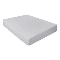 Ameha Silver Fitted Sheet 40Cm Extra Deep Pocket Bed Sheets Double 137X190Cm, Breathable & Anti Allergic Bedding Sheet - thumbnail 1