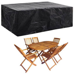 Walplus Garden Furniture Covers 2 Pcs 8 Eyelets 242X162X100 Cm - thumbnail 2