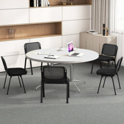 Gainoom Meeting Room Chair Set Of 2 Stackable Conference Chairs Mesh Office Chair Computer Task Chair Guest Waiting Room Chair - thumbnail 3