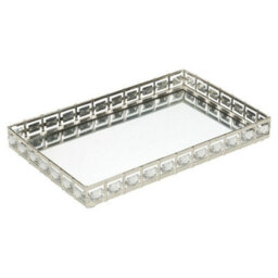 Urbn-Living Urbnliving - Rectangle Silver Mirror Tray - thumbnail 5
