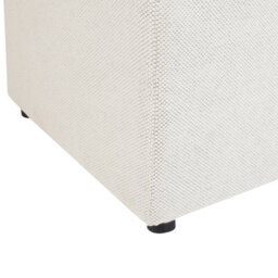 Wyld And Coco Noble Home Ottoman Off-White Footstool With Full-Length Storage, 100 X 42 X 40 Cm - thumbnail 7