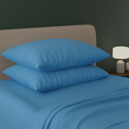 Flannelette Pillowcases Soft Brushed Pillow Covers Warmth And Comfort Blue - thumbnail 1