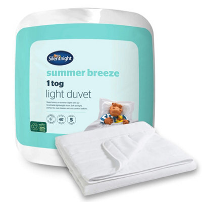 Silentnight Summer Breeze 1 Tog Duvet - Double - image 1