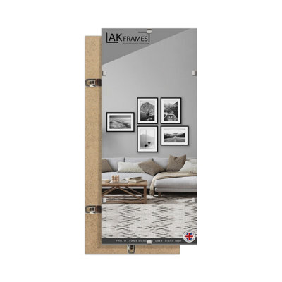 Ak Frames 20X5 Frameless Clip Frame With Shatter-Resistant Perspex - Clip Photo Frame For Prints, Photos And Wall Art - image 1