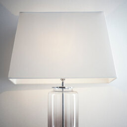 "K Living Kliving 21"" Modern White Rectangle Light Shade For Ceiling Pendant" - thumbnail 2