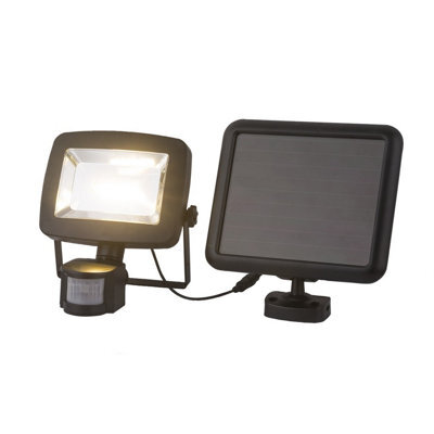 Luminosa Lighting Luminosa Solarleuchte Pir Outdoor Flood Light Black Ip44 Led 2700K Dawn Dusk Sensor - image 1
