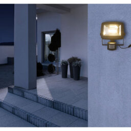 Luminosa Lighting Luminosa Solarleuchte Pir Outdoor Flood Light Black Ip44 Led 2700K Dawn Dusk Sensor - thumbnail 4