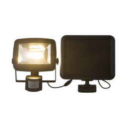 Luminosa Lighting Luminosa Solarleuchte Pir Outdoor Flood Light Black Ip44 Led 2700K Dawn Dusk Sensor - thumbnail 3