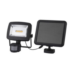Luminosa Lighting Luminosa Solarleuchte Pir Outdoor Flood Light Black Ip44 Led 2700K Dawn Dusk Sensor - thumbnail 2