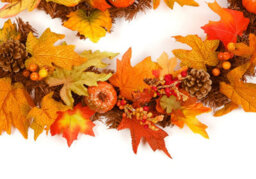 Best Artificial 6Ft/180Cm Autumn Halloween Maple Garland With 50 Warm White Led Lights - thumbnail 2