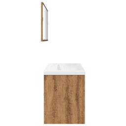 Berkfield 3 Piece Bathroom Furniture Set Artisan Oak Engineered Wood - thumbnail 8