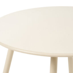Beliani Set Of 2 Garden Coffee Tables Vimercate Metal Beige - thumbnail 6