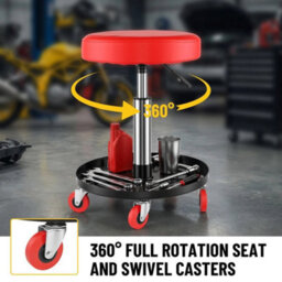 Mechanic Rolling Seat Stool With Swivel Wheels - thumbnail 4