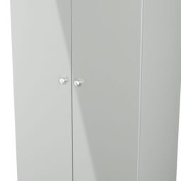 Yarmouth Ready Assembled Modern Matt Grey Tall Double Wardrobe (H)1960mm (W)740mm (D)520mm - thumbnail 3
