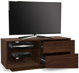 "Centurion Supports Gallus Premium Walnut With 2-Walnut Drawers And 2 Shelves Up To 55"" Led, Oled, Lcd Tv Cabinet" - thumbnail 4