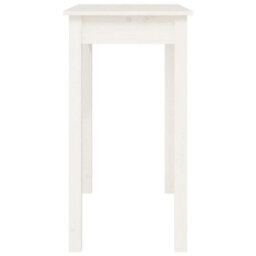 Walplus Console Table White 80X40X75 Cm Solid Wood Pine - thumbnail 6