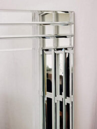 Biznest Large Wall Mirror Bevelled Triple Edge Mirror Strips Frameless Elegant 40X60Cm Mirror Collection Of Biznest Store - thumbnail 2