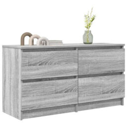 Berkfield Tv Cabinet Grey Sonoma 100X35X54 Cm Engineered Wood - thumbnail 4