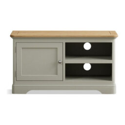 Furniture 48 Ashton Soft Green Painted Small Tv Cabinet - thumbnail 1
