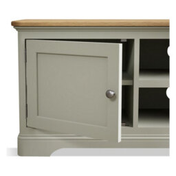 Furniture 48 Ashton Soft Green Painted Small Tv Cabinet - thumbnail 3