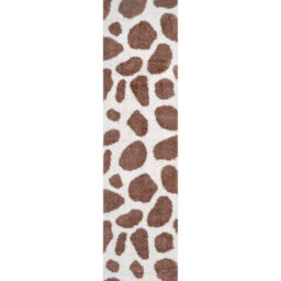 The Rugs Moodi Shaggy Brown Froth Rug Runner Abstract Thick High Pile For Living Rooms, Bedrooms, Hallways, Kitchens - thumbnail 9