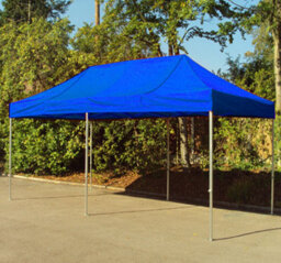 Crocodile Trading 3M X 6M Trader-Max 30 Commercial Instant Shelter Pop Up Gazebos Frame & Canopy - Royal Blue - thumbnail 4
