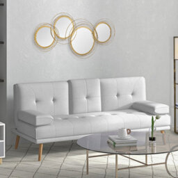 Homcom Metal Wall Art Decorative Mirror Decor Modern Wall Sculpture, Gold - thumbnail 9