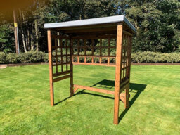 Charles Taylor Trading Regular Universal Shelter - Redwood - L92 X W172 X H194 - Grey - thumbnail 4