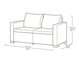 Keter California Sofa Grap+Cus Pes-Clgr Fr 04 - thumbnail 5