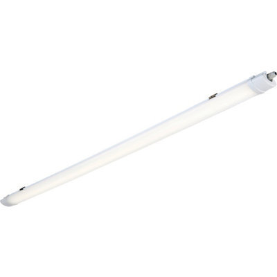 5Ft Ip65 Batten Light Fitting - 45W Daylight White Led - Daisychain Compatible - image 1