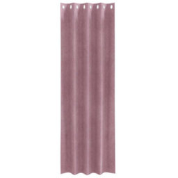 Berkfield Blackout Curtains With Eyelets 2 Pcs Dark Pink Velvet - thumbnail 3
