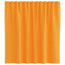 Berkfield Voile Curtains With Rod Pockets 2 Pcs Orange - thumbnail 4