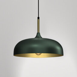 Milagro Pendant Lamp Lincoln Green/gold 1Xe27 35Cm - thumbnail 7