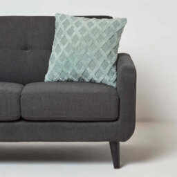 Homescapes Homescpaes Geometric Diamond Green Tufted Cotton Cushion 45 X 45 Cm - thumbnail 2